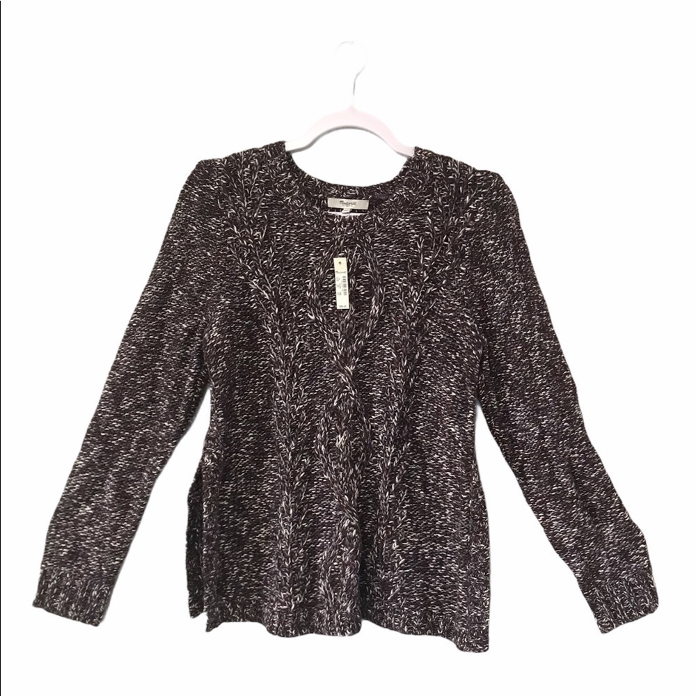 MADEWELL Marled Pullover Sweater (Style A9474) M - Picture 2 of 12